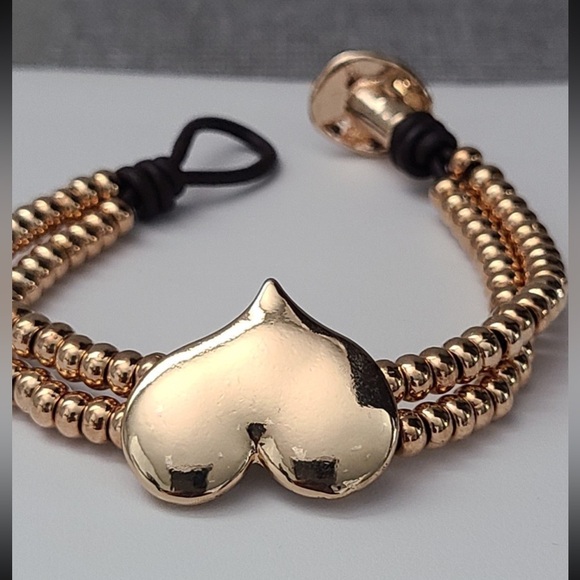 ONE HEART - Bohemian Bracelet - Gold Plated - Picture 8 of 11